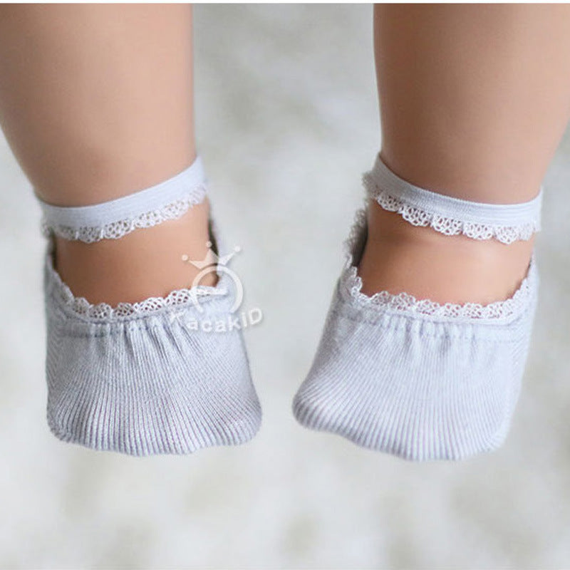 Oluuu. Mädchen Schlichte Lace Bootssocken