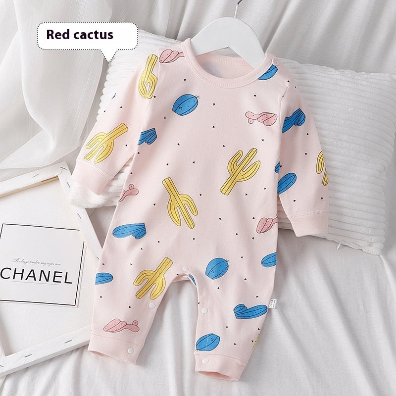 Oluuu. Herbstbekleidung – Baby Romper und Pyjama aus reinem Baumwollstoff