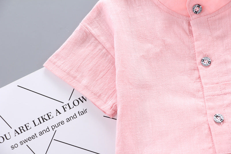 Oluuu. Baby Jungen Sommerbekleidung – Süßes Kurzarm-Shirt für Kinder