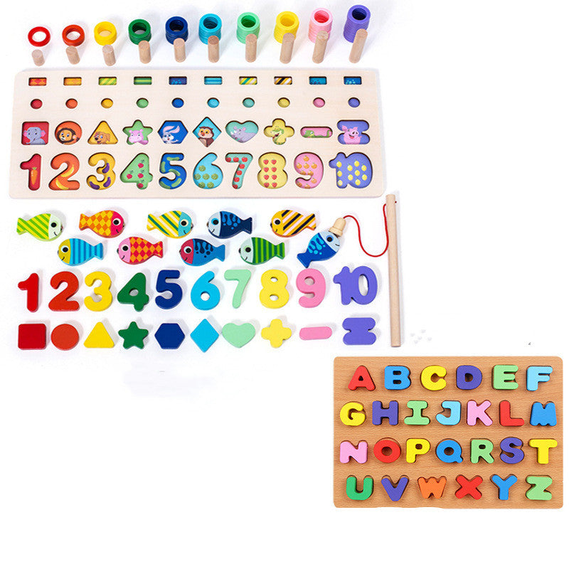 Oluuu. 3D Alphabet- und Zahlenpuzzle für Kinder – Buntes, geometrisches Lernspielzeug