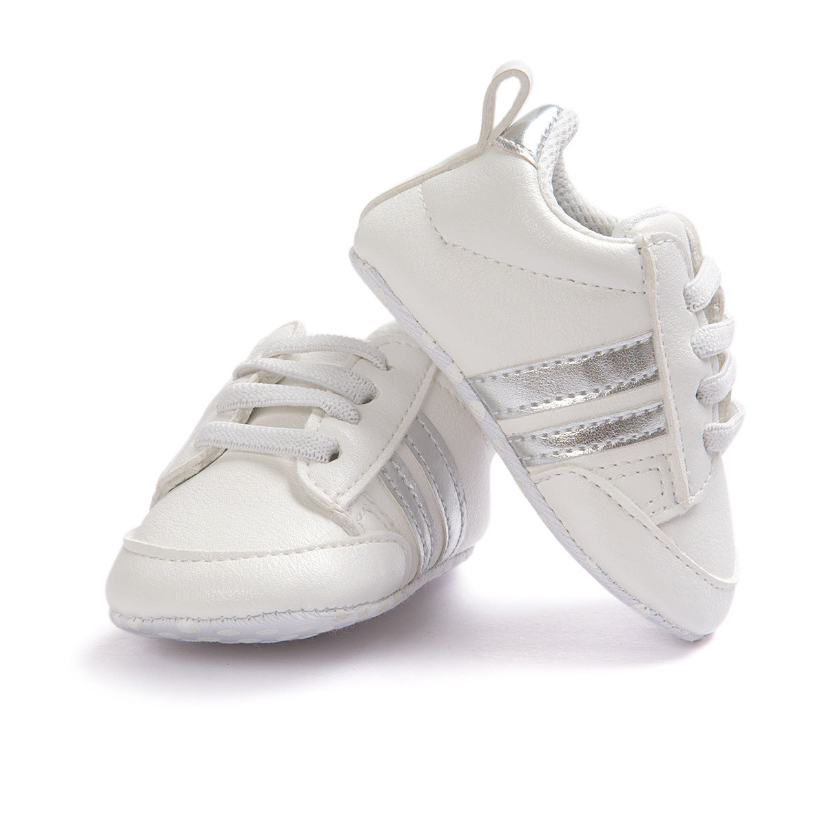 Oluuu. Baby Jungen & Mädchen Mokassins – Weiche, rutschfeste PU-Leder-Sneaker für Neugeborene