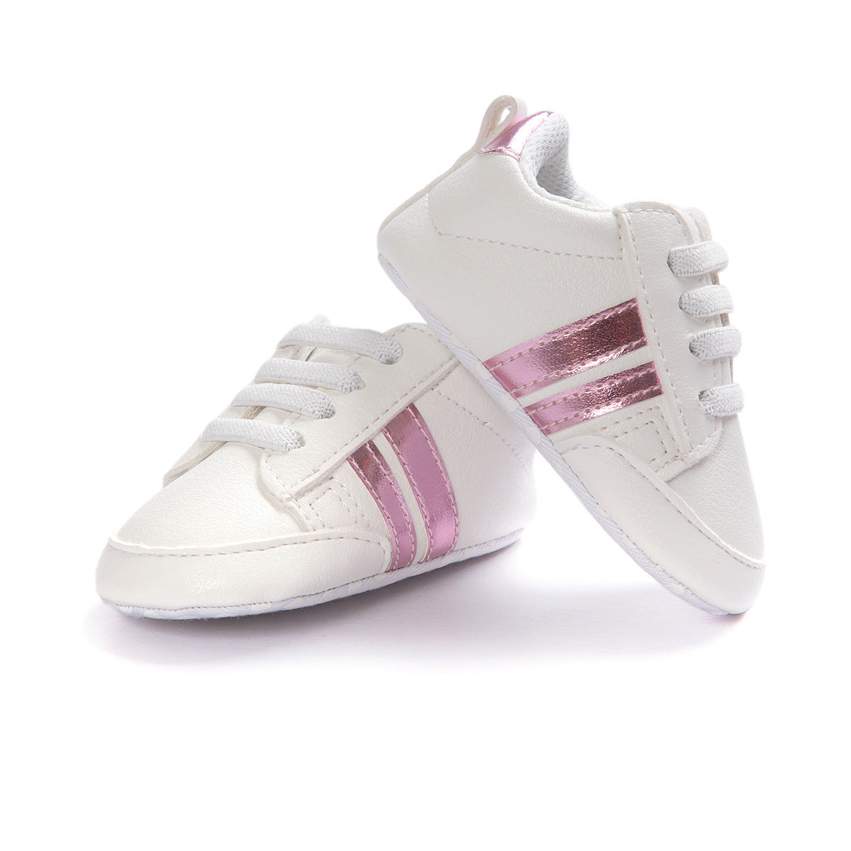 Oluuu. Baby Jungen & Mädchen Mokassins – Weiche, rutschfeste PU-Leder-Sneaker für Neugeborene