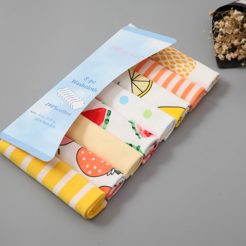 Oluuu. 8er-Pack Baumwoll-Gaze Fütterungshandtücher – Weich & Absorbierend