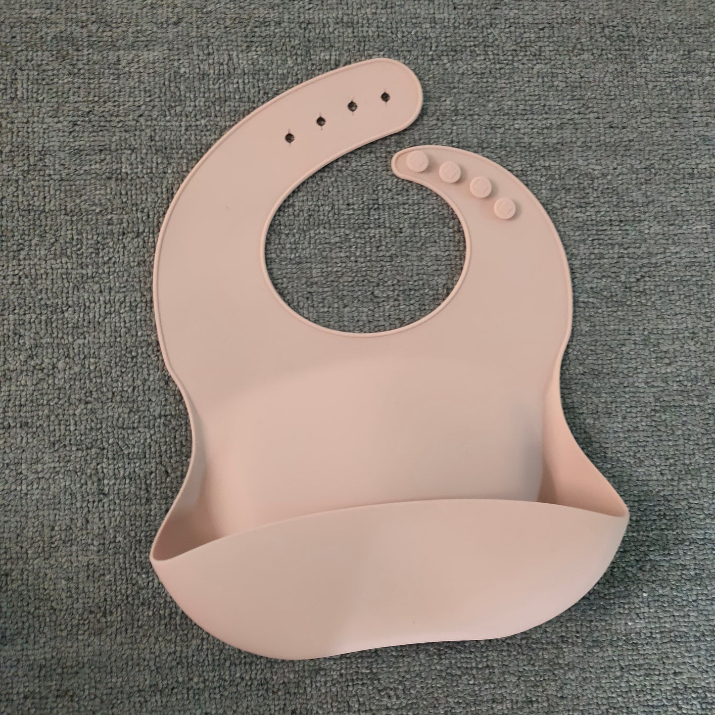 Oluuu. Weiches Wasserdichtes Silikon Baby Lätzchen mit Auffangtasche