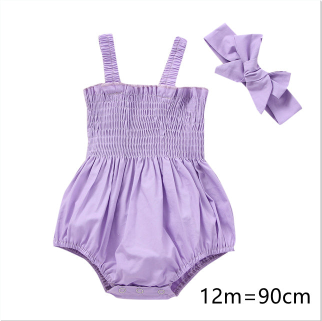 Oluuu. Baby Mädchen 2-teiliges Sommer-Outfit, ärmelloses Frill Top mit Shorts