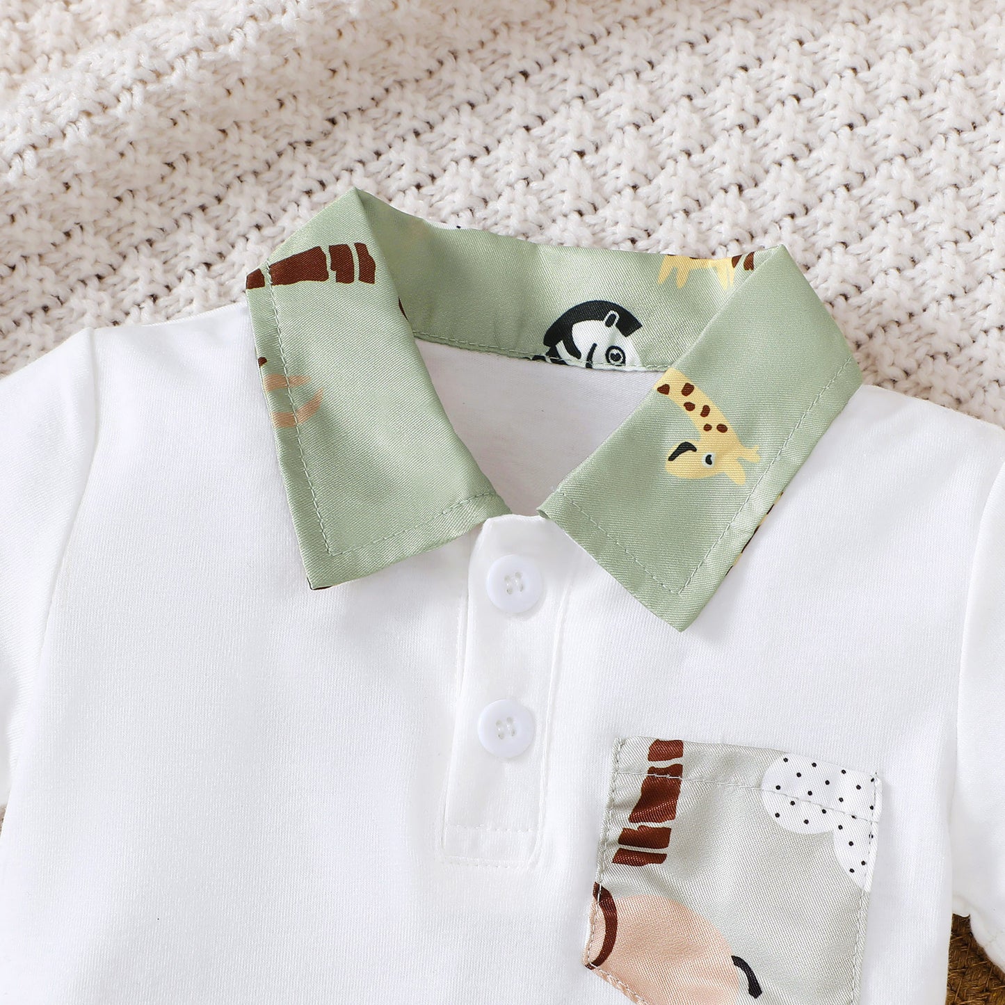 Oluuu. Baby Jungen Sommerbekleidung – Süßes Kurzarm T-Shirt