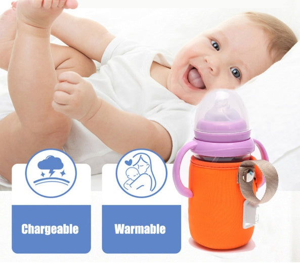 Oluuu. Baby USB Thermo Flasche perfekt für Unterwegs
