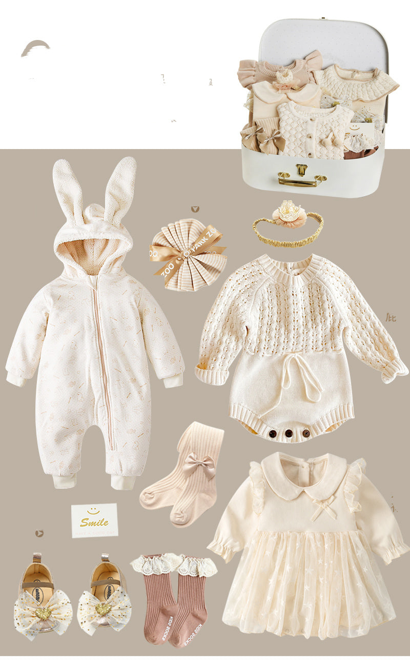 Oluuu. Neugeborenen Geschenkbox – Frühling/Sommer Set für Mädchen, Vollmondgeschenk