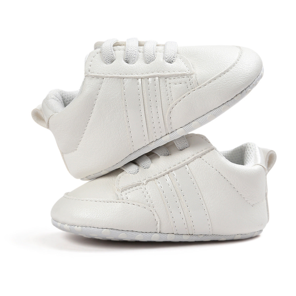 Oluuu. Baby Jungen & Mädchen Mokassins – Weiche, rutschfeste PU-Leder-Sneaker für Neugeborene