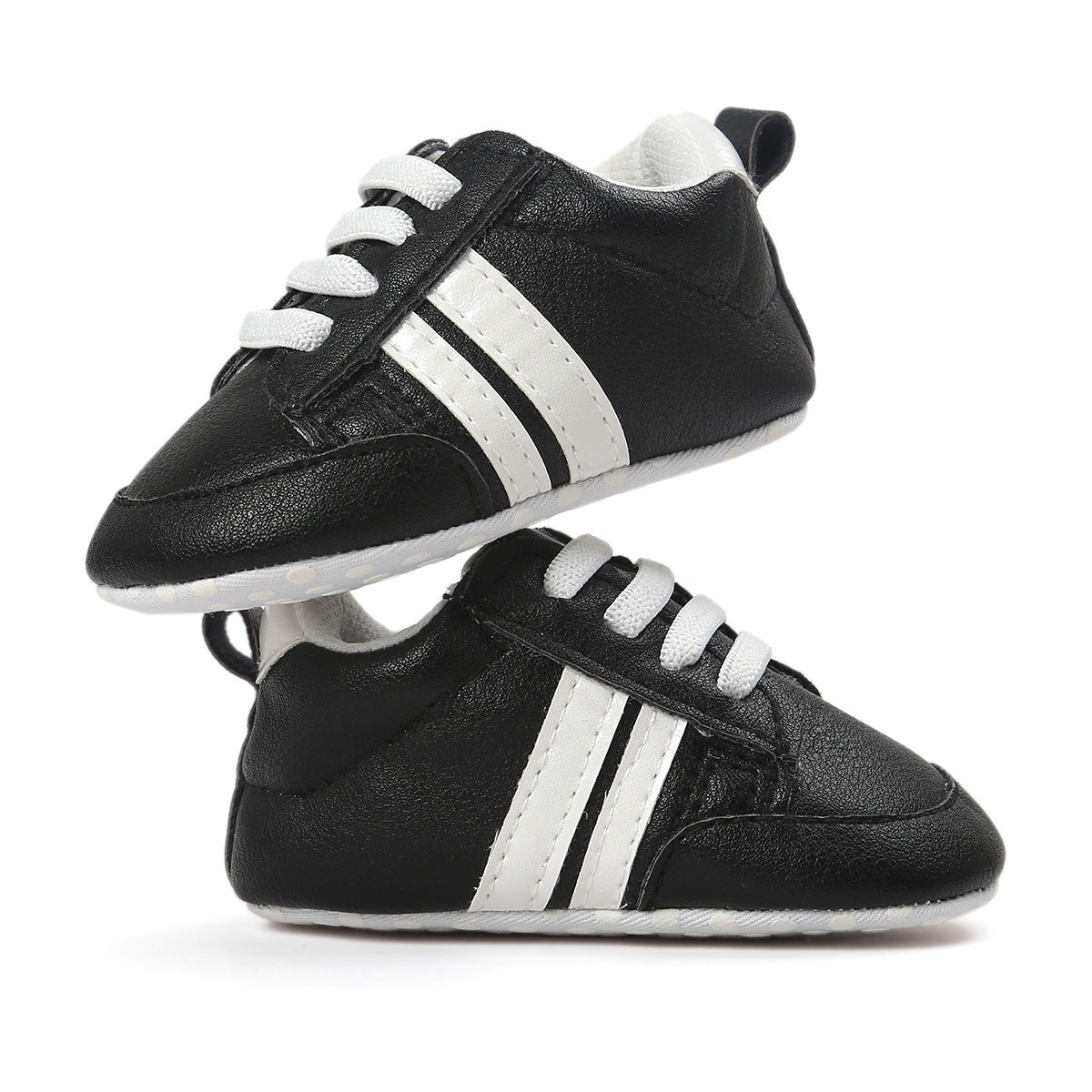 Oluuu. Baby Jungen & Mädchen Mokassins – Weiche, rutschfeste PU-Leder-Sneaker für Neugeborene