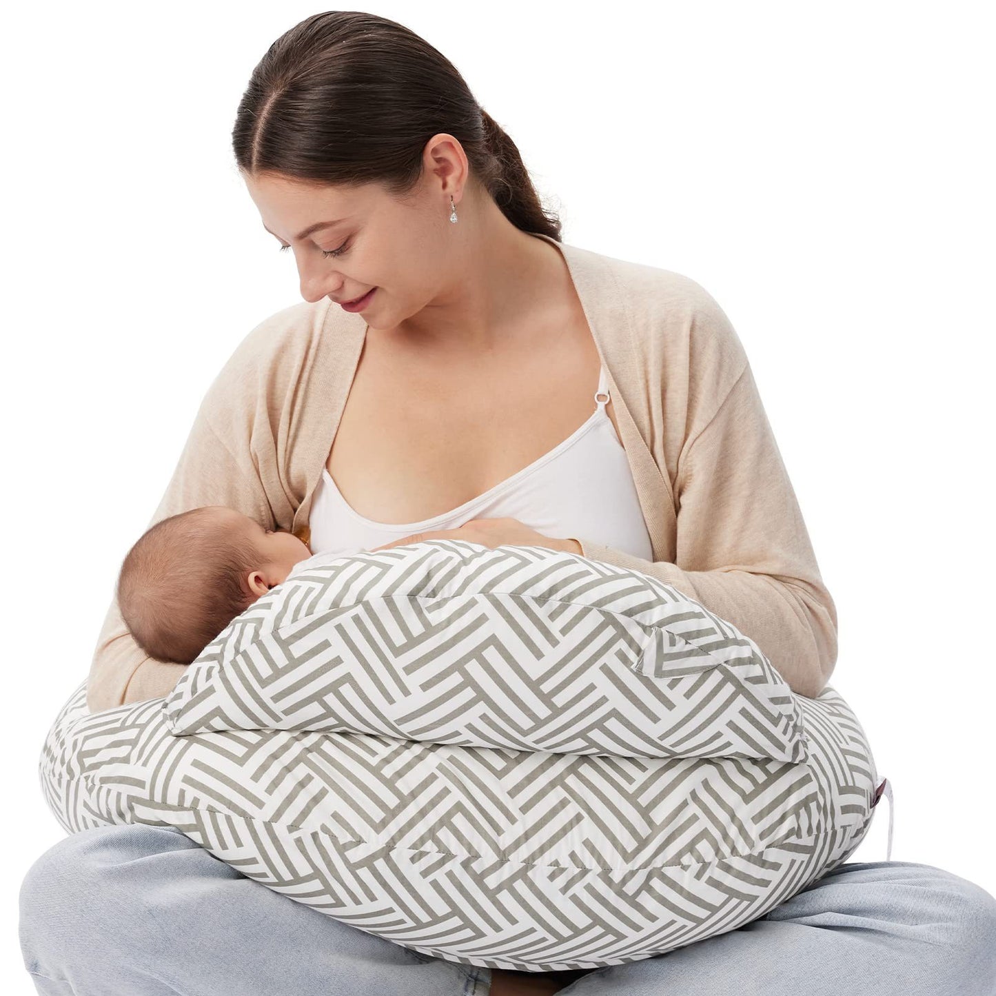 Oluuu. Multifunktionales Stillkissen für Babys – Abnehmbar und Vielseitig