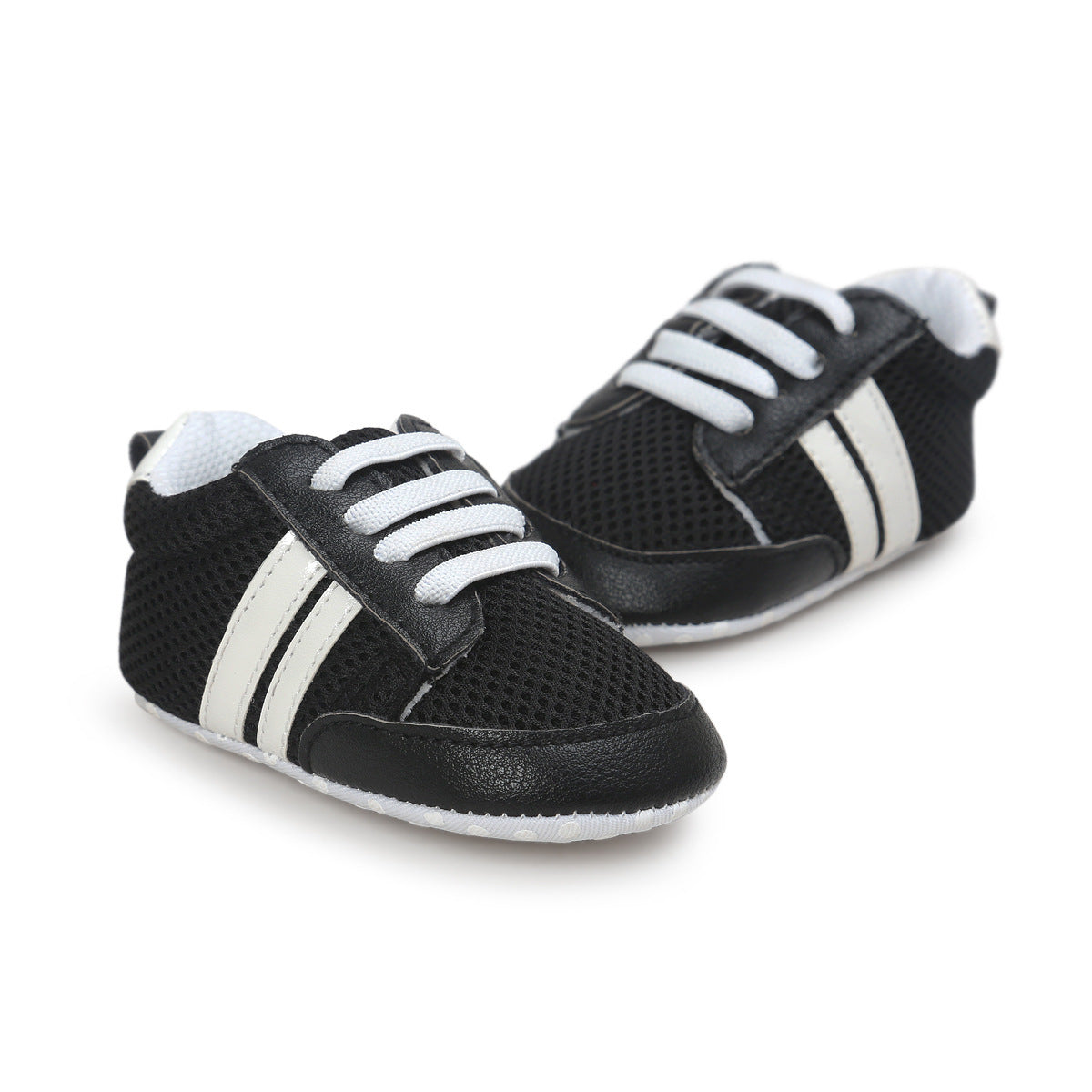Oluuu. Baby Jungen & Mädchen Mokassins – Weiche, rutschfeste PU-Leder-Sneaker für Neugeborene