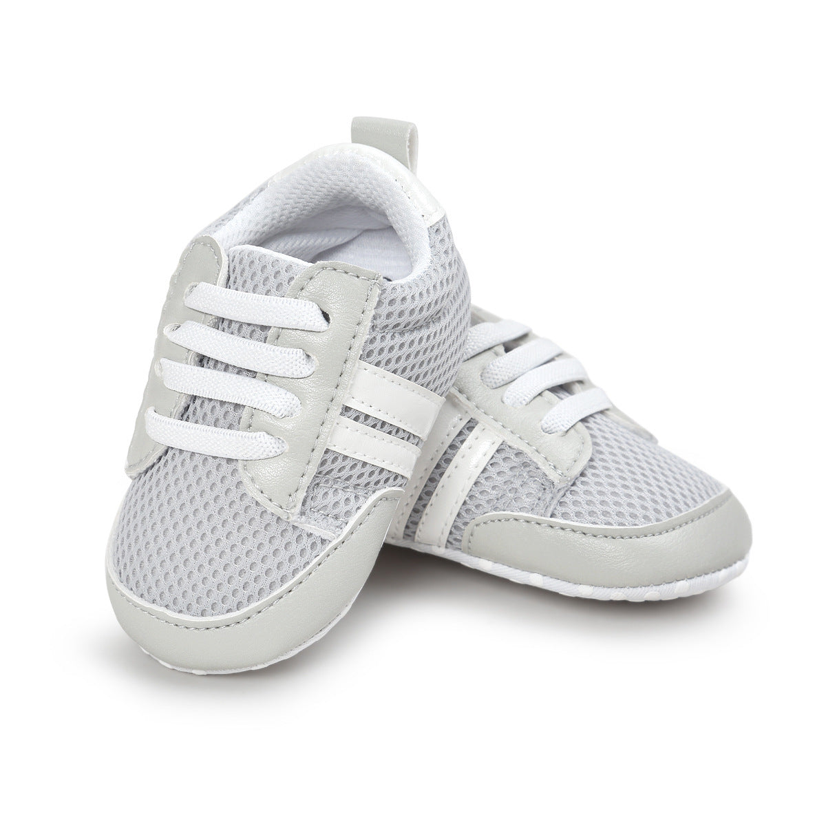 Oluuu. Baby Jungen & Mädchen Mokassins – Weiche, rutschfeste PU-Leder-Sneaker für Neugeborene