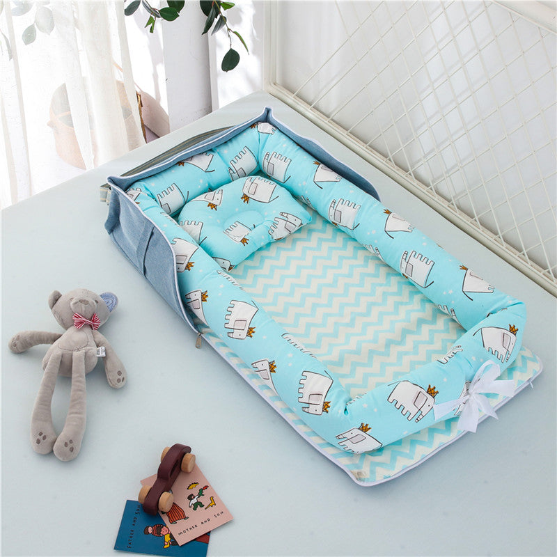 Oluuu. Praktisches Babybett – Faltbar und aus Baumwolle für Ihr Neugeborenes