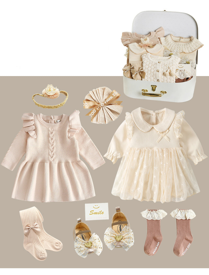 Oluuu. Neugeborenen Geschenkbox – Frühling/Sommer Set für Mädchen, Vollmondgeschenk