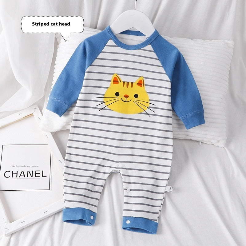 Oluuu. Herbstbekleidung – Baby Romper und Pyjama aus reinem Baumwollstoff
