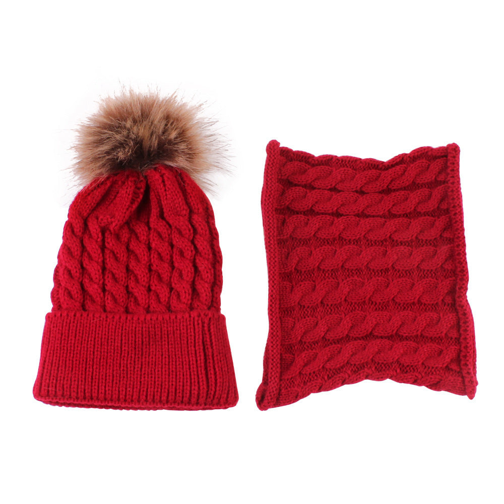 Oluuu. Baby Winter Mütze und Schal Set