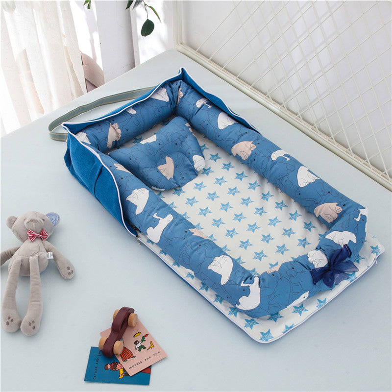 Oluuu. Praktisches Babybett – Faltbar und aus Baumwolle für Ihr Neugeborenes