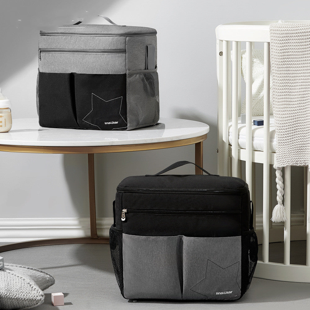 Oluuu. Wasserdichter Rucksack mit großer Kapazität – Tragbare Mama-Baby Ausflugs Tasche