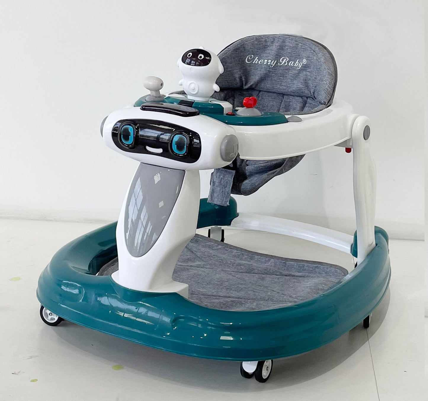 Oluuu. Baby Lauflernhilfe – Multifunktionale, Kipp-sichere Kindergehhilfe mit Anti-O-Bein-Funktion
