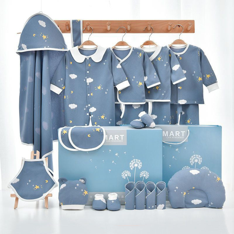 Oluuu. Pure Baumwolle Neugeborenen Geschenkbox – Frühling/Sommer Set, Vollmondgeschenk