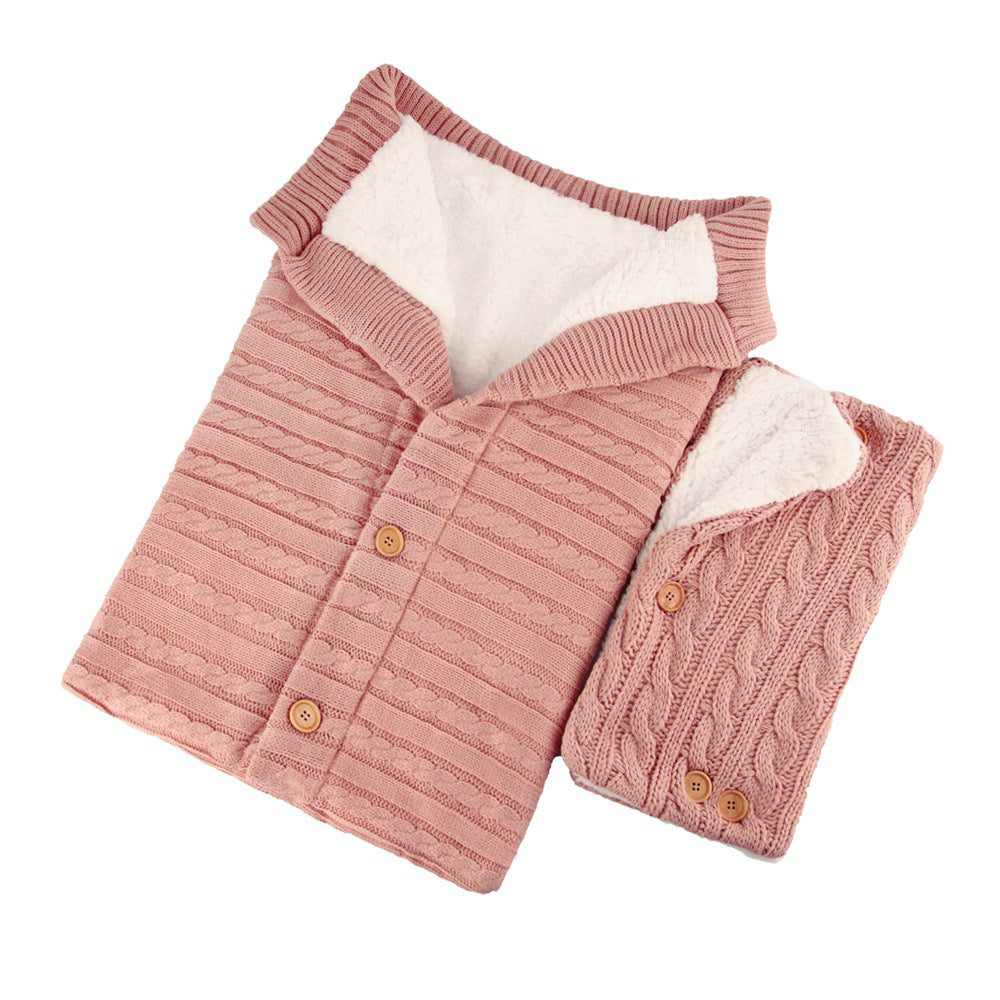 Oluuu. Anti-Kick Schlafsack aus Wolle – Strick-Schlafsack für Babys im Freien