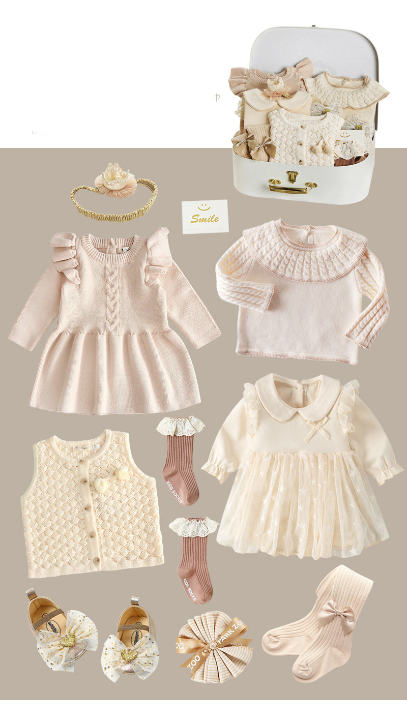 Oluuu. Neugeborenen Geschenkbox – Frühling/Sommer Set für Mädchen, Vollmondgeschenk