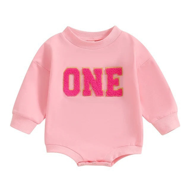 Oluuu. Baby Jumpsuit – Festlicher Romper mit Stickerei