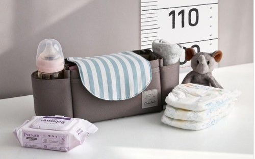 Oluuu. Multifunktionaler Baby-Kinderwagen-Organizer – Maternity Tasche & Becherhalter