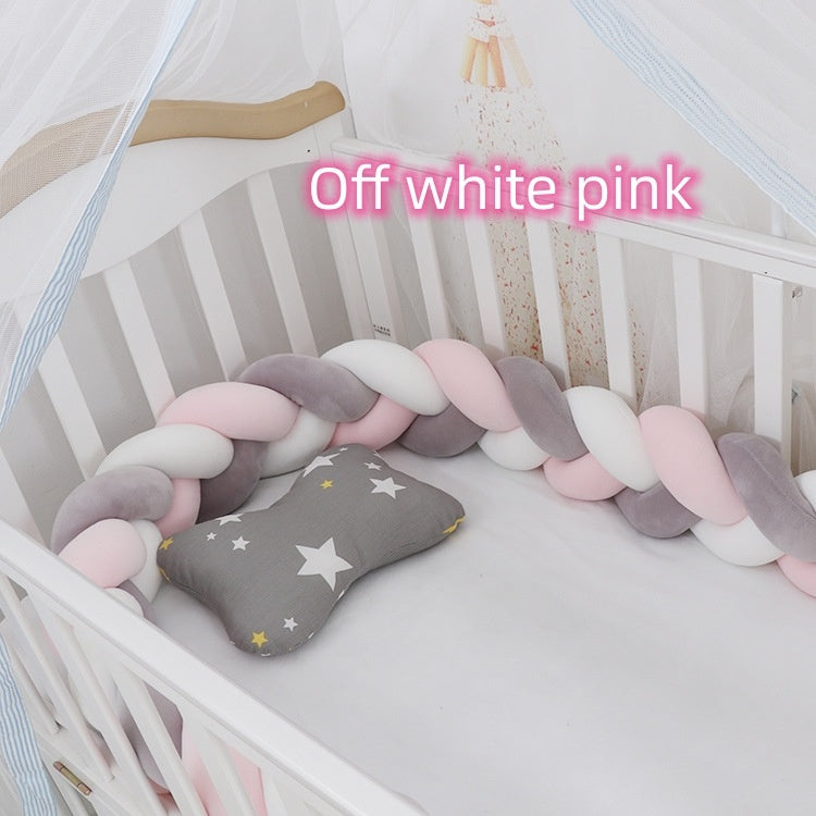 Oluuu. Baby Bumper Knoten Kissen für Kinderbett – Krippenschutz & Deko