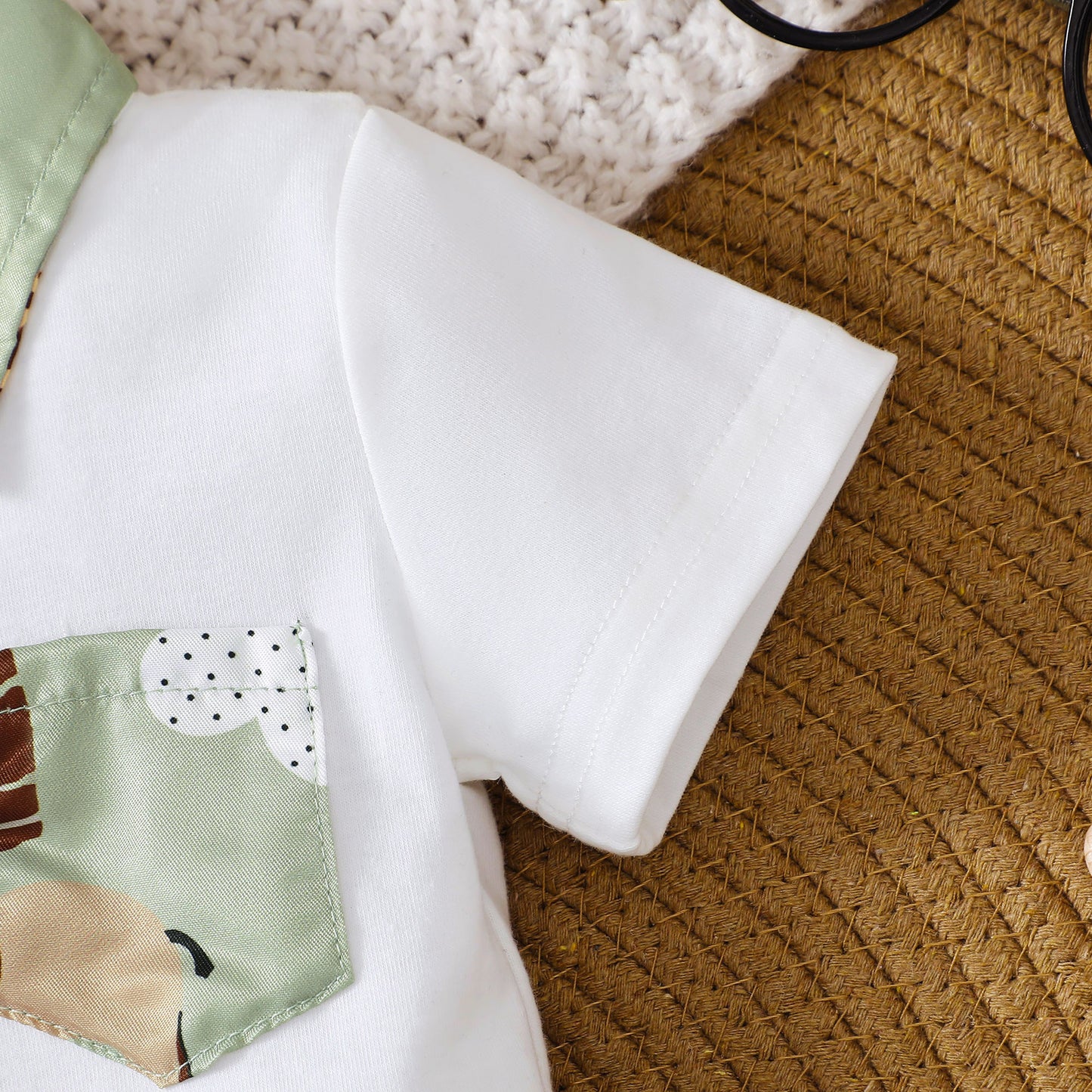 Oluuu. Baby Jungen Sommerbekleidung – Süßes Kurzarm T-Shirt