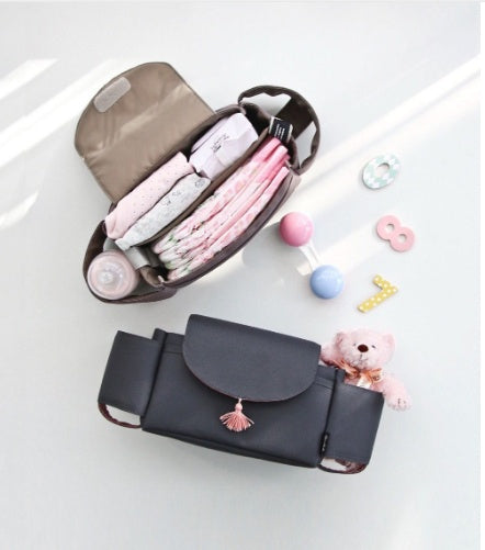 Oluuu. Multifunktionaler Baby-Kinderwagen-Organizer – Maternity Tasche & Becherhalter