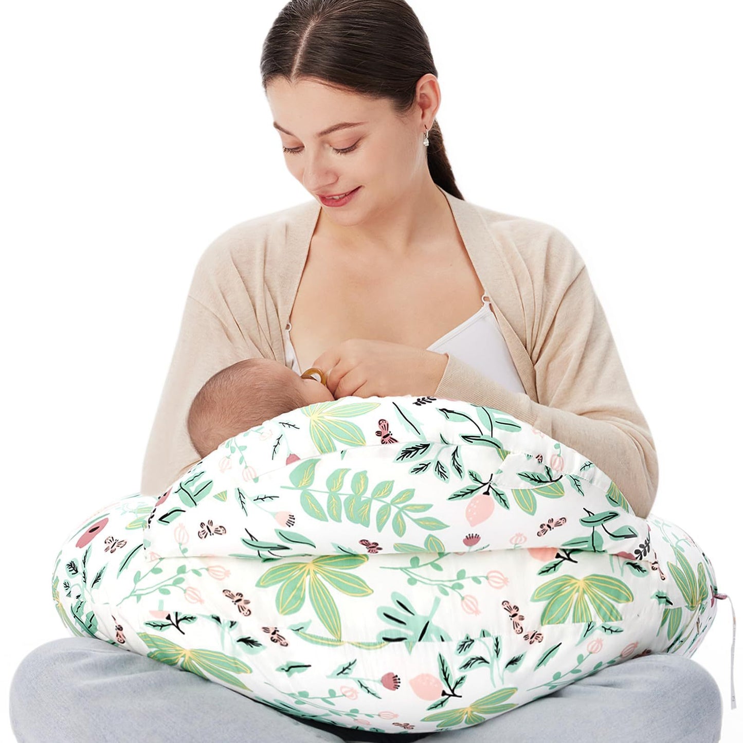 Oluuu. Multifunktionales Stillkissen für Babys – Abnehmbar und Vielseitig