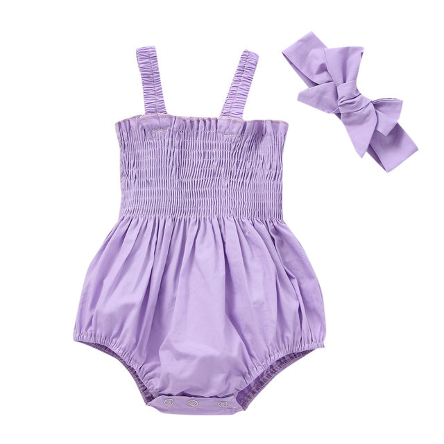 Oluuu. Baby Mädchen 2-teiliges Sommer-Outfit, ärmelloses Frill Top mit Shorts