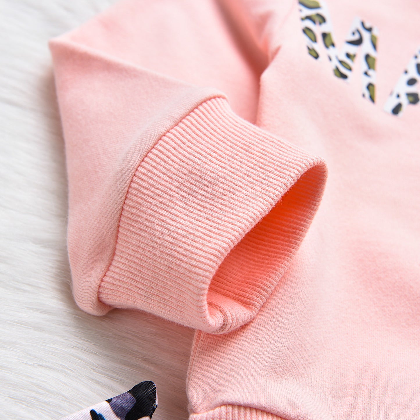 Oluuu. Baby Mädchen Rosa Leopard-Muster Hosen