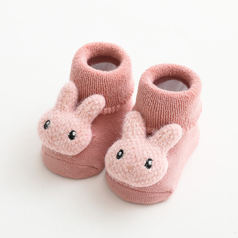 Oluuu. Baby Rutschsocken mit Plüsch und dicken Riegeln – Für sicheren Halt und Komfort