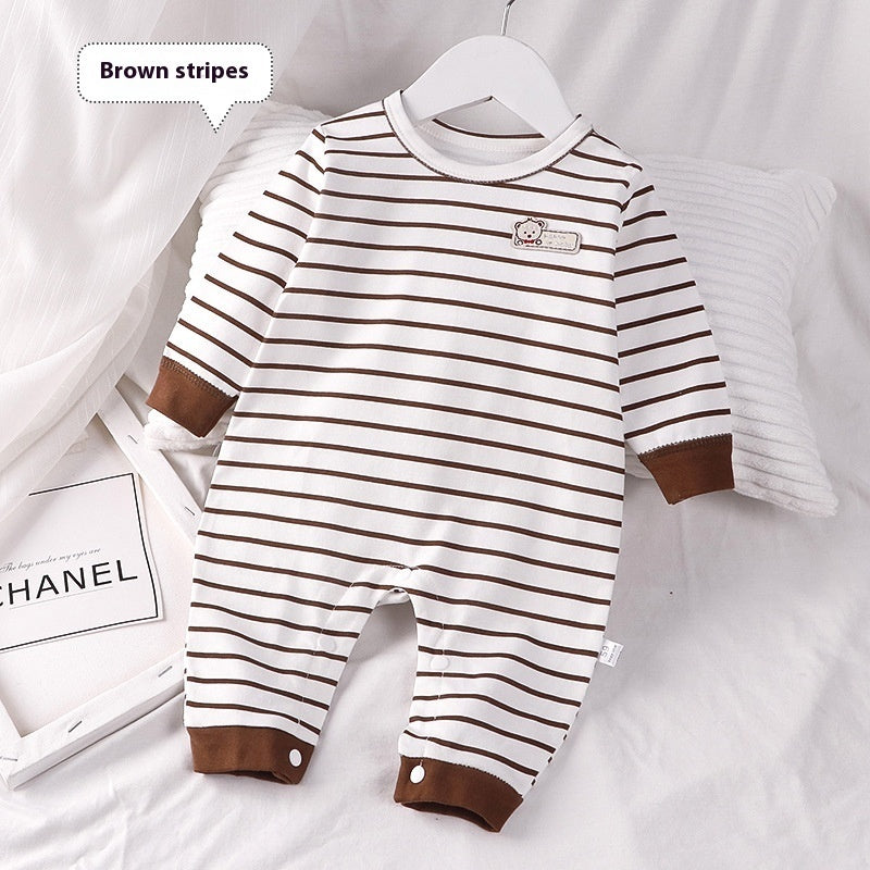 Oluuu. Herbstbekleidung – Baby Romper und Pyjama aus reinem Baumwollstoff