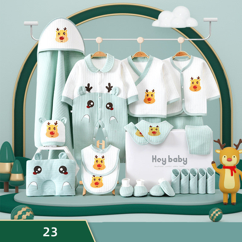 Oluuu. Baby Geschenkbox aus reiner Baumwolle – Perfektes Set für Neugeboren