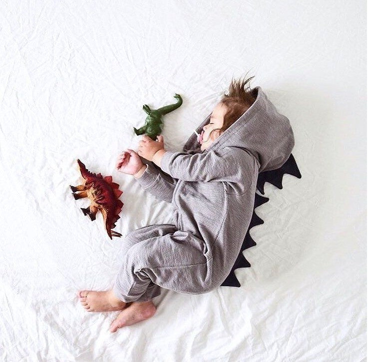 Oluuu. Kinder Baby Dinosaurier Einteiler