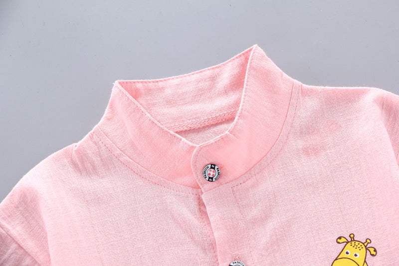 Oluuu. Baby Jungen Sommerbekleidung – Süßes Kurzarm-Shirt für Kinder