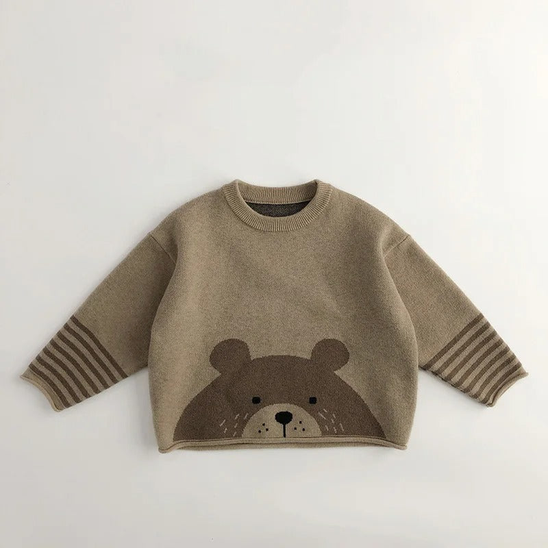 Oluuu. Kinder Pullover – Strick-Sweater für Baby Jungen und Mädchen