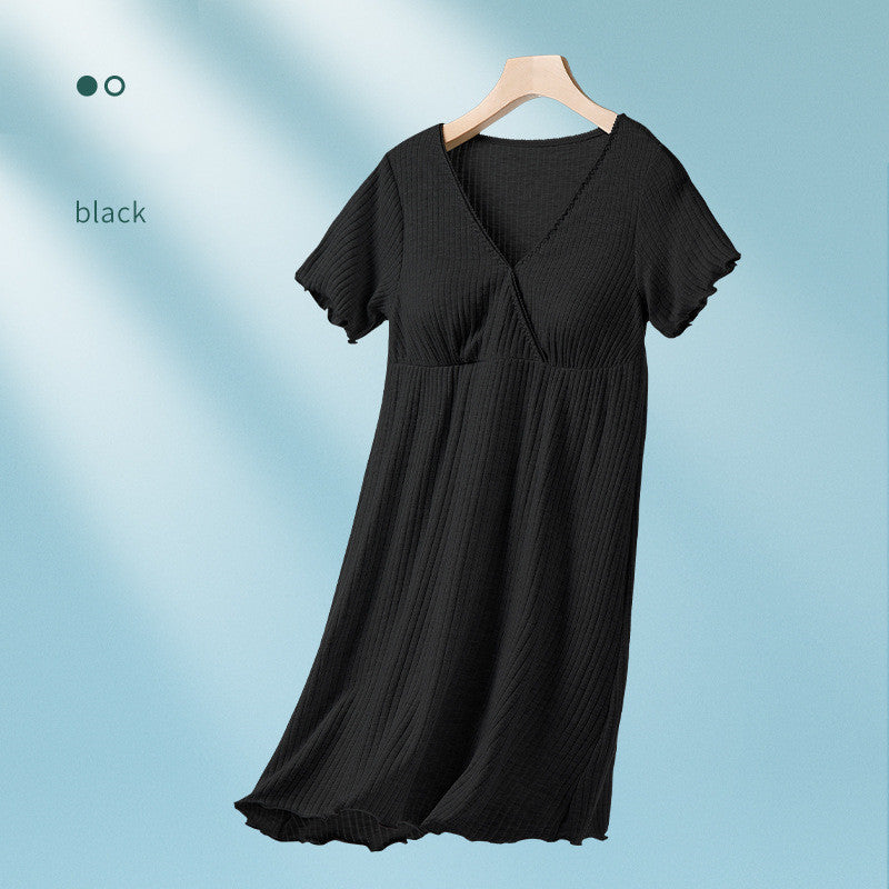 Oluuu. Stillkleid aus dünnem Modal für Schwangere