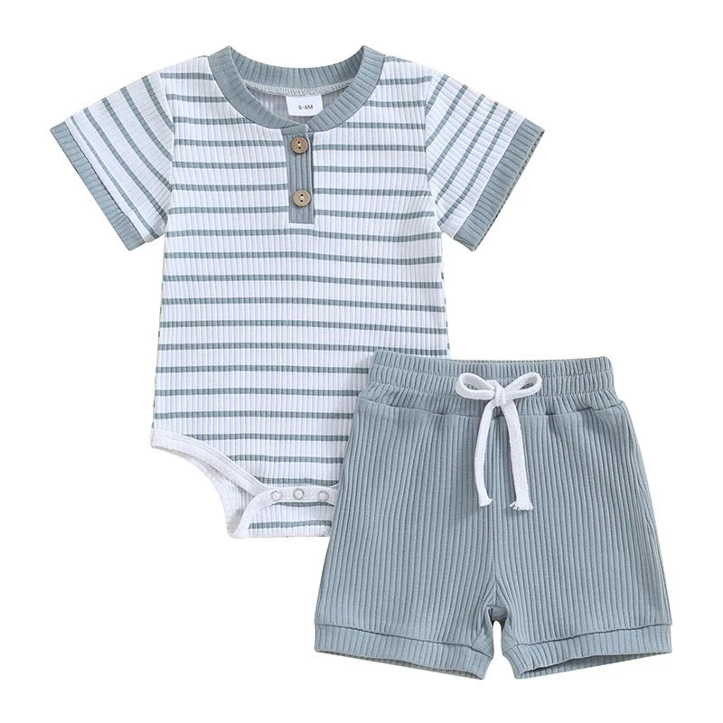 Oluuu. Baby Jumpsuit – Kurzärmeliger Romper für Kleinkinder
