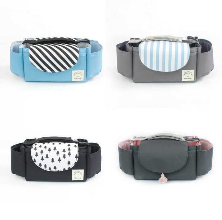 Oluuu. Multifunktionaler Baby-Kinderwagen-Organizer – Maternity Tasche & Becherhalter