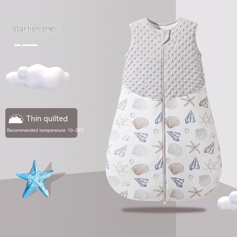 Oluuu. Reine Baumwoll-Babyschlafsack im Westenstil – Komfort und Sicherheit für Neugeborene
