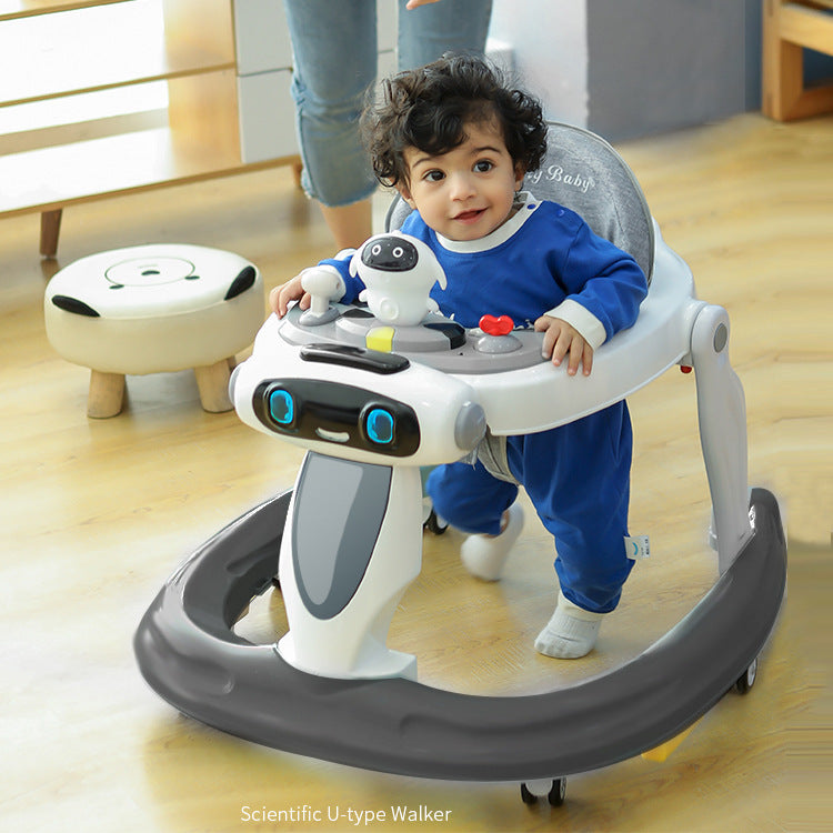 Oluuu. Baby Lauflernhilfe – Multifunktionale, Kipp-sichere Kindergehhilfe mit Anti-O-Bein-Funktion