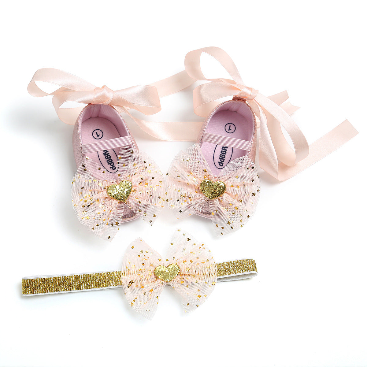 Oluuu. Süße Schmetterling Baby Geschenkbox – Mit Babyschuhen, Prinzessinnenschuhen, Haarband und Krone