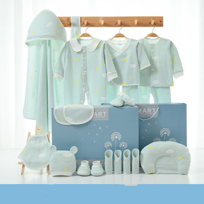 Oluuu. Pure Baumwolle Neugeborenen Geschenkbox – Frühling/Sommer Set, Vollmondgeschenk