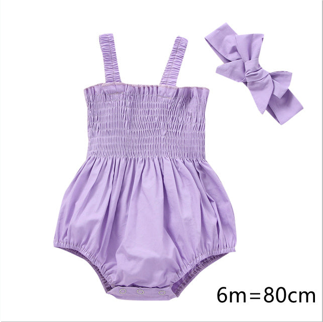 Oluuu. Baby Mädchen 2-teiliges Sommer-Outfit, ärmelloses Frill Top mit Shorts