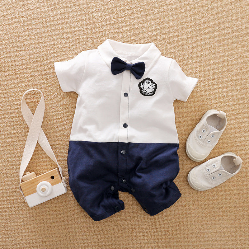 Oluuu. Eleganter Gentleman Baby Strampler – Stilvolles Design für besondere Anlässe